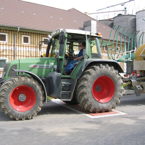 AGRETO Achslastwaage / Überfahrwaage
