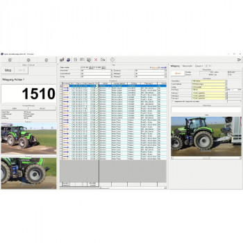 Softwaresteuerung für AGRETO Überfahrwaage