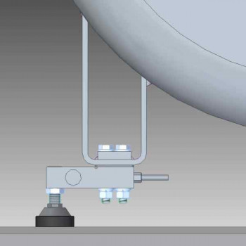 Scale construction kit with shearbeam loadcells, 4x0,5t, XK3