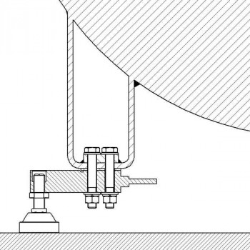 Scale construction kit with shearbeam loadcells, 4x2t