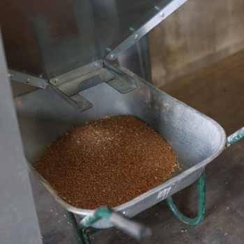 Pellet Silo with 2 Extensions and Lid