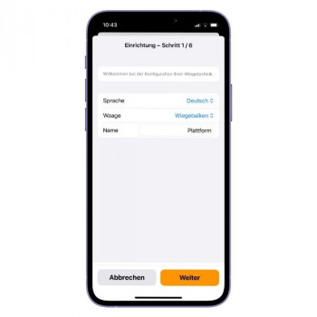Bluetooth Wiegeelektronikmodul mit App
