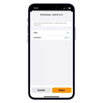 Bluetooth Wiegeelektronikmodul mit App