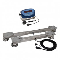 Wiegebalken Vario Edelstahl mit Wiegeanzeige XK4