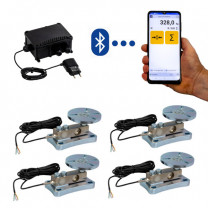 Bluetooth Waage für Silos 4 x 1 t