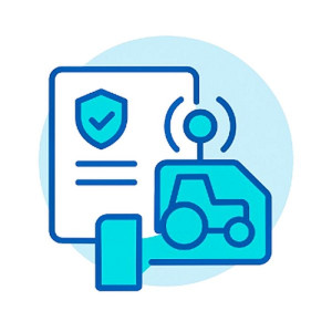 GPS tracker with battery incl. license