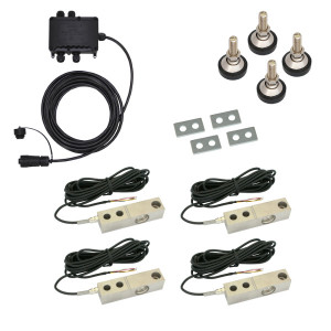 Scale construction kit with shearbeam loadcells