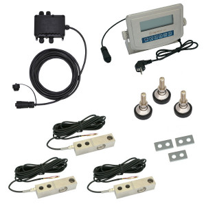 Scale construction kit with shearbeam loadcells, 3x0,5t, HD1