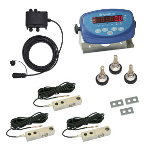 Scale construction kit with shearbeam loadcells, 3x0,5t, XK3