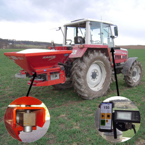 AGRETO scale kit for fertilizer spreaders