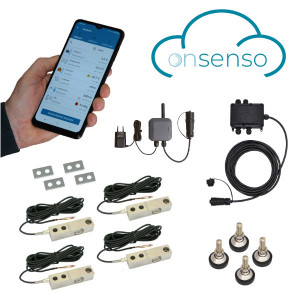 Scale construction kit with shearbeam loadcells