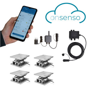 Silowägemodule mit Onsenso Onlineüberwachung