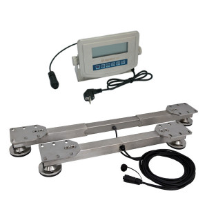 Wiegebalken Vario Edelstahl mit Wiegeanzeige HD1