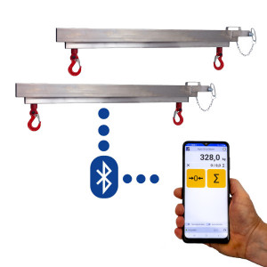 BigBag Waage für Staplergabeln mit Bluetooth und App