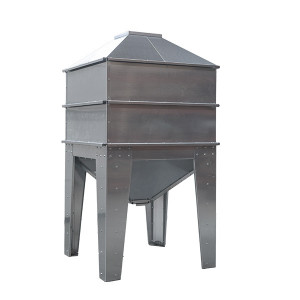 Pellet Silo with 2 Extensions and Lid
